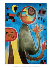 Joan Miro   Les echelles en roue Kunstdruk 60x80cm | Yourdecoration.be