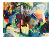 Kunstdruk August Macke Landschaft 60x80cm AM 46 | Yourdecoration.be