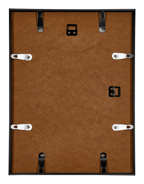 Austin Aluminium Fotokader 60x80cm Zwart Hoogglans Achterzijde | Yourdecoration.be