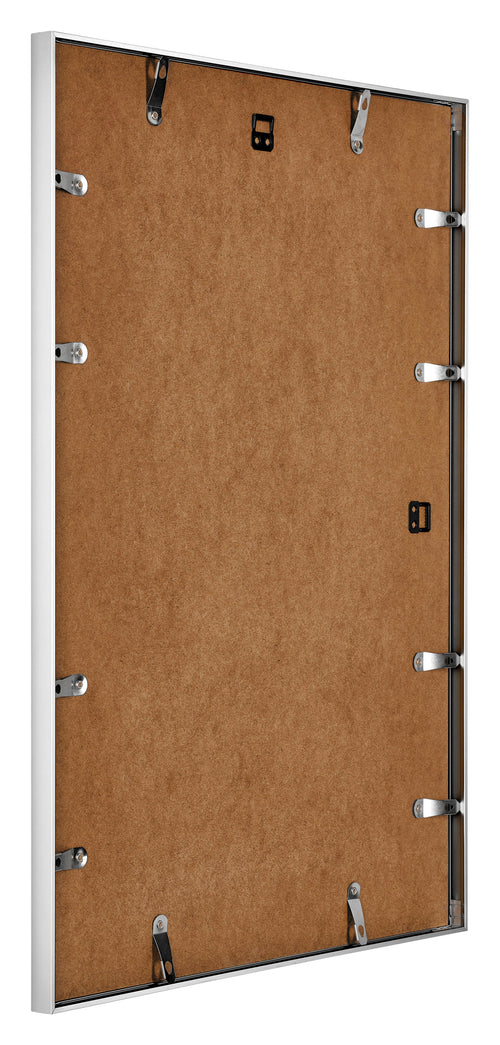 Kent Aluminium Fotokader 48x67cm Zilver Hoogglans Achterzijde Schuin | Yourdecoration.be