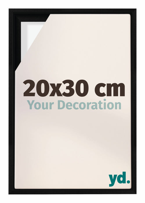 Lyon MDF Baklijst 20x30cm Zwart Mat Voorzijde Maat | Yourdecoration.be