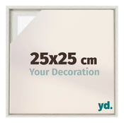Lyon MDF Baklijst 25x25cm White Wash Voorzijde Maat | Yourdecoration.be
