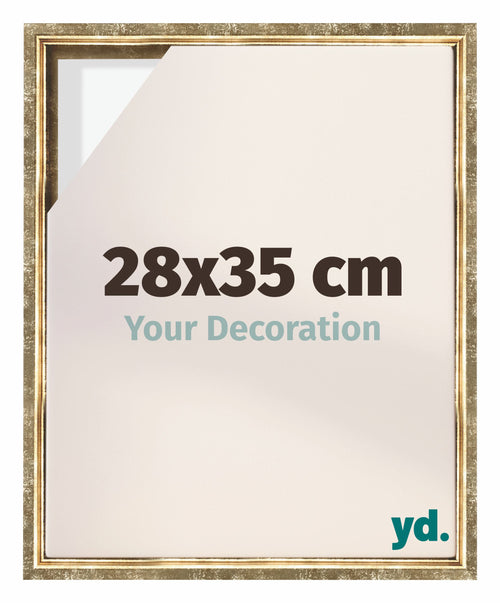 Lyon MDF Baklijst 28x35cm Goud Antiek Voorzijde Maat | Yourdecoration.be