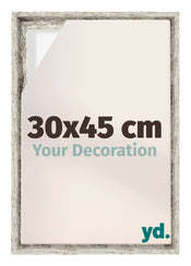 Lyon MDF Baklijst 30x45cm Wit Vintage Voorzijde Maat | Yourdecoration.be