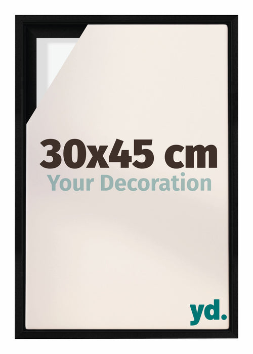 Lyon MDF Baklijst 30x45cm Zwart Mat Voorzijde Maat | Yourdecoration.be