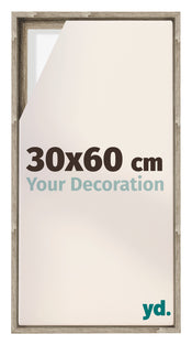 Lyon MDF Baklijst 30x60cm Sonoma Eiken Voorzijde Maat | Yourdecoration.be