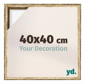 Lyon MDF Baklijst 40x40cm Goud Antiek Voorzijde Maat | Yourdecoration.be