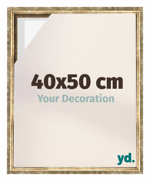 Lyon MDF Baklijst 40x50cm Goud Antiek Voorzijde Maat | Yourdecoration.be