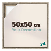 Lyon MDF Baklijst 50x50cm Sonoma Eiken Voorzijde Maat | Yourdecoration.be