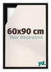 Lyon MDF Baklijst 60x90cm Zwart Mat Voorzijde Maat | Yourdecoration.be