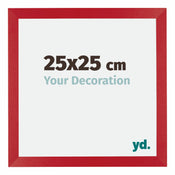 Mura MDF Fotokader 25x25cm Rood Voorzijde Maat | Yourdecoration.be