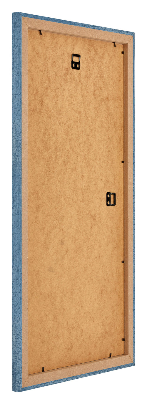 Mura MDF Fotokader 45x80cm Helder Blauw Geveegd Achterzijde Schuin | Yourdecoration.be