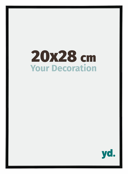Annecy Kunststof Fotokader 20x28cm Zwart Hoogglans Maat | Yourdecoration.be
