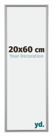 Annecy Kunststof Fotokader 20x60cm Zilver Voorzijde Maat | Yourdecoration.be
