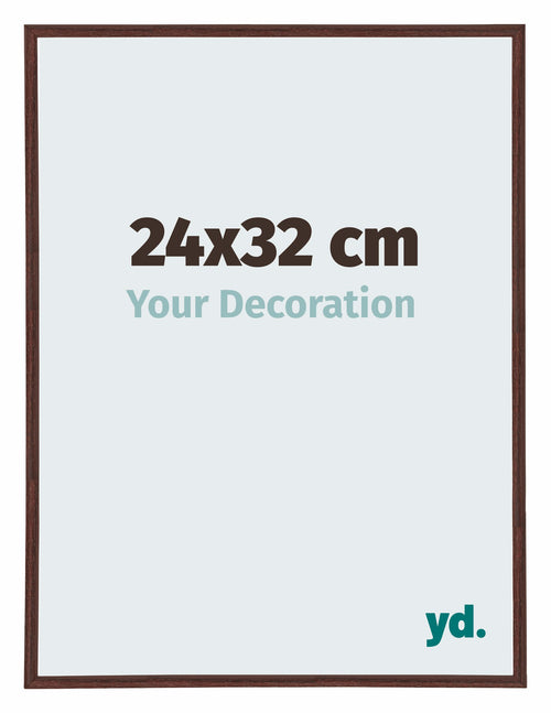 Annecy Kunststof Fotokader 24x32cm Bruin Voorzijde Maat | Yourdecoration.be
