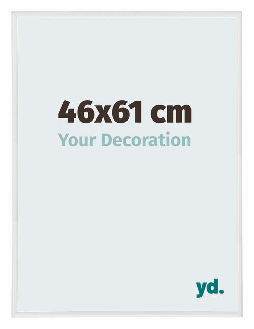 Annecy Kunststof Fotokader 46x61cm Wit Hoogglans Voorzijde Maat | Yourdecoration.be