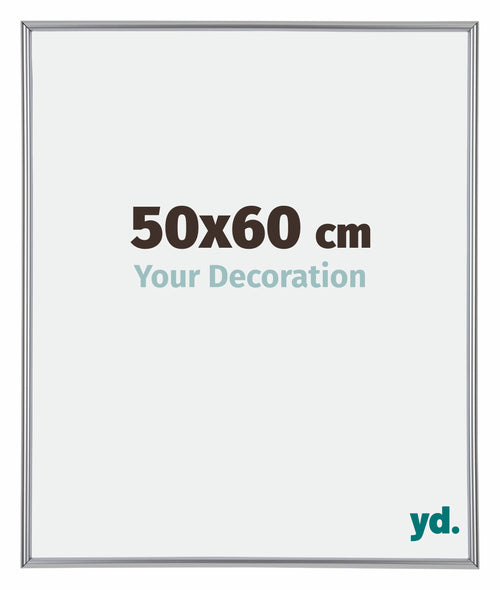 Annecy Kunststof Fotokader 50x60cm Zilver Voorzijde Maat | Yourdecoration.be
