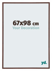Annecy Kunststof Fotokader 67x98cm Bruin Voorzijde Maat | Yourdecoration.be