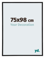 Annecy Kunststof Fotokader 75x98cm Zwart Mat Voorzijde Maat | Yourdecoration.be