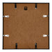 Austin Aluminium Fotokader 25x25cm Zwart Hoogglans Achterzijde | Yourdecoration.be