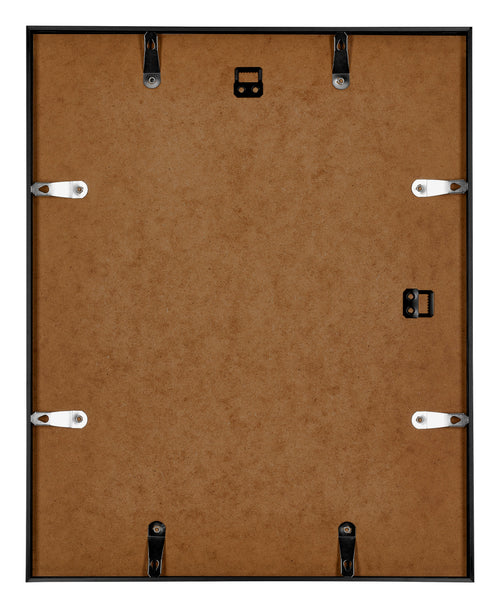 Austin Aluminium Fotokader 28x35cm Zwart Hoogglans Achterzijde | Yourdecoration.be