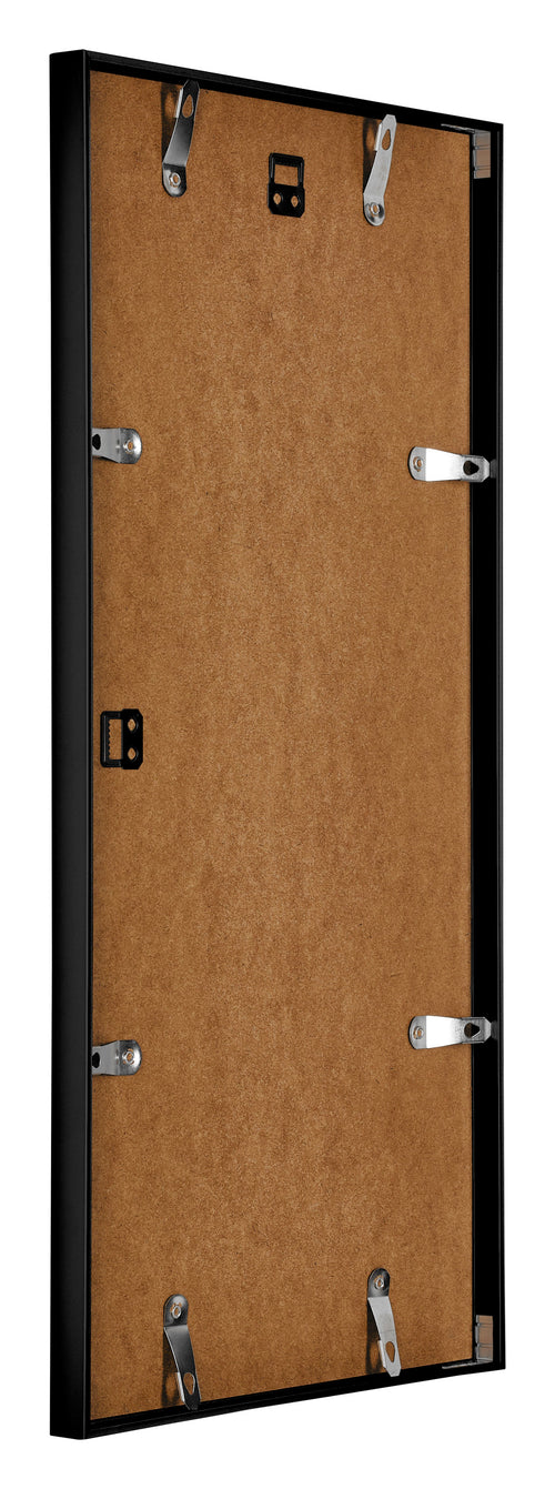 Austin Aluminium Fotokader 30x60cm Zwart Hoogglans Achterzijde Schuin | Yourdecoration.be