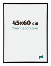 Austin Aluminium Fotokader 45x60cm Zwart Hoogglans Voorzijde Maat | Yourdecoration.be