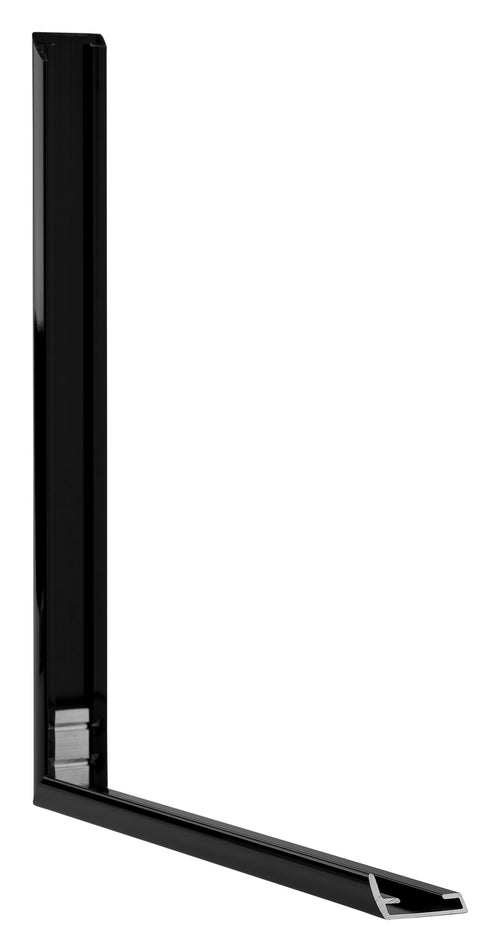 Austin Aluminium Fotokader 46x61cm Zwart Hoogglans Detail Doorsnede | Yourdecoration.be