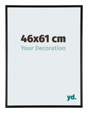 Austin Aluminium Fotokader 46x61cm Zwart Hoogglans Voorzijde Maat | Yourdecoration.be