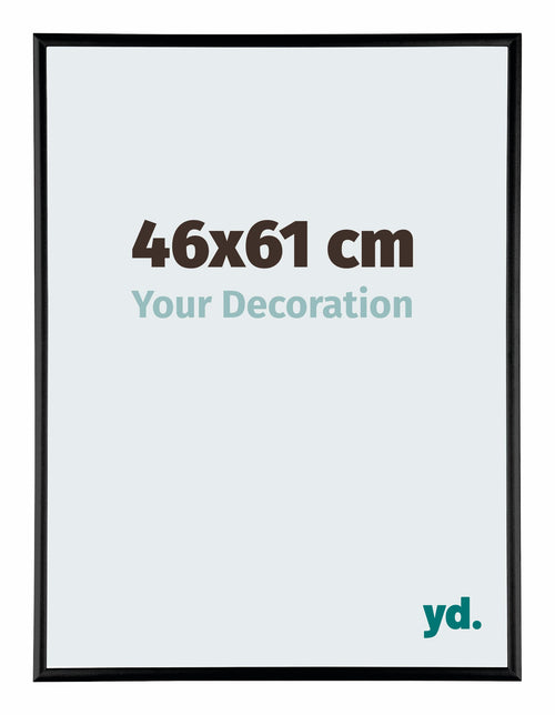 Austin Aluminium Fotokader 46x61cm Zwart Hoogglans Voorzijde Maat | Yourdecoration.be