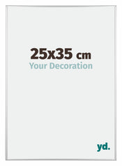 Kent Aluminium Fotokader 25x35cm Zilver Hoogglans Voorzijde Maat | Yourdecoration.be