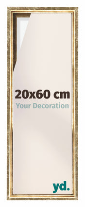 Lyon MDF Baklijst 20x60cm Goud Antiek Voorzijde Maat | Yourdecoration.be