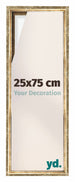 Lyon MDF Baklijst 25x75cm Goud Antiek Voorzijde Maat | Yourdecoration.be