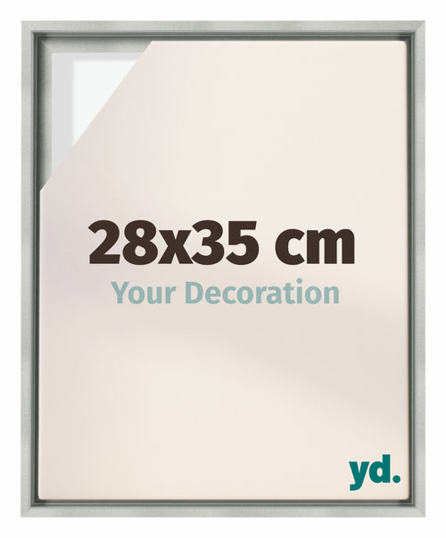 Lyon MDF Baklijst 28x35cm Zilver Mat Voorzijde Maat | Yourdecoration.be