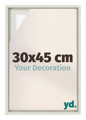 Lyon MDF Baklijst 30x45cm White Wash Voorzijde Maat | Yourdecoration.be