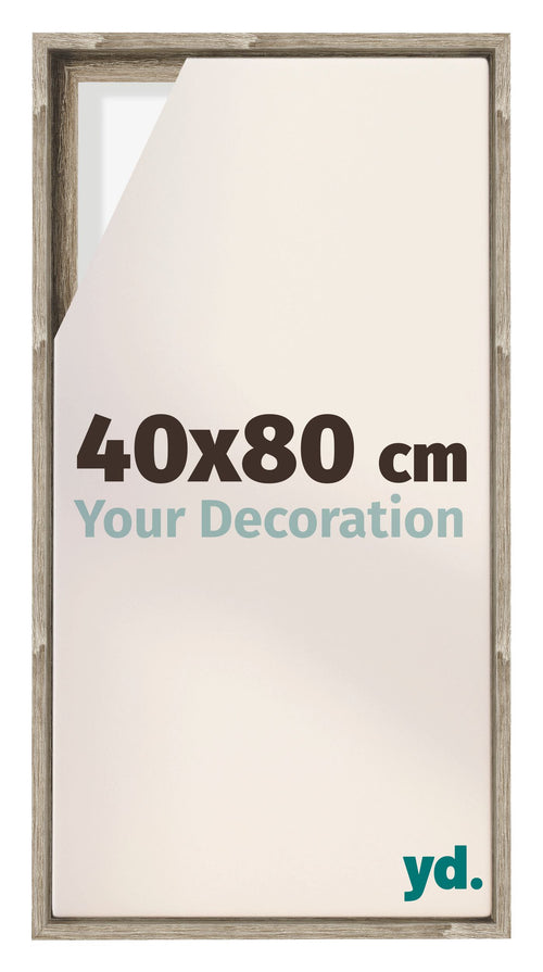 Lyon MDF Baklijst 40x80cm Sonoma Eiken Voorzijde Maat | Yourdecoration.be