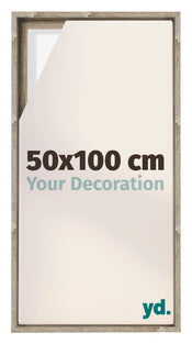 Lyon MDF Baklijst 50x100cm Sonoma Eiken Voorzijde Maat | Yourdecoration.be