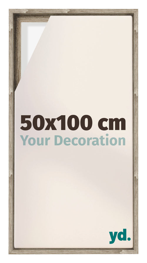 Lyon MDF Baklijst 50x100cm Sonoma Eiken Voorzijde Maat | Yourdecoration.be