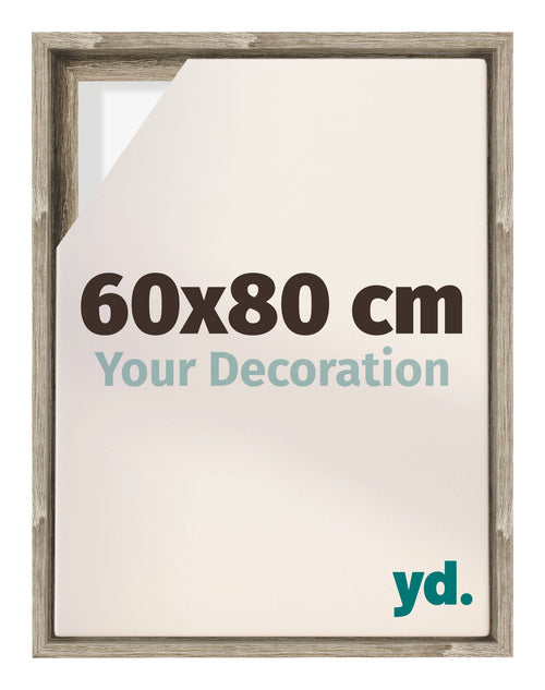 Lyon MDF Baklijst 60x80cm Sonoma Eiken Voorzijde Maat | Yourdecoration.be