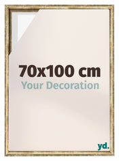 Lyon MDF Baklijst 70x100cm Goud Antiek Voorzijde Maat | Yourdecoration.be