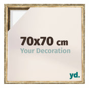 Lyon MDF Baklijst 70x70cm Goud Antiek Voorzijde Maat | Yourdecoration.be