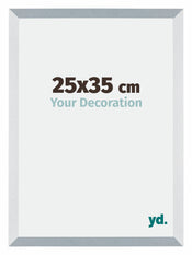 Mura MDF Fotokader 25x35cm Aluminium Geborsteld Voorzijde Maat | Yourdecoration.be