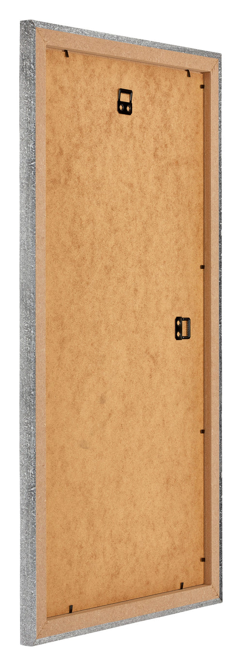 Mura MDF Fotokader 50x100cm Grijs Geveegd Achterzijde Schuin | Yourdecoration.be