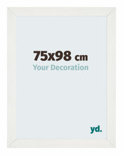 Mura MDF Fotokader 75x98cm Wit Geveegd Voorzijde Maat | Yourdecoration.be