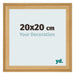 Fotokader 20x20cm Dennen Houtnerf MDF Lazio Voorzijde Maat | Yourdecoration.be