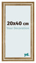 Fotokader 20x40cm Goud Antiek MDF Lazio Voorzijde Maat | Yourdecoration.be