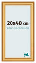 Fotokader 20x40cm Goud Mat MDF Lazio Voorzijde Maat | Yourdecoration.be