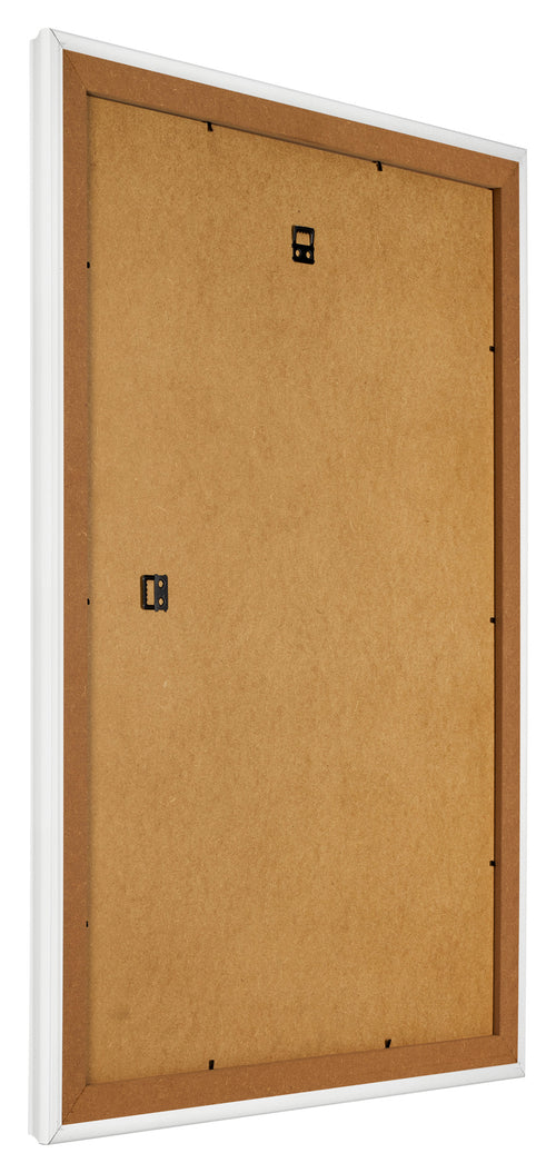 Fotokader 21x30cm Wit Geveegd MDF Lazio Achterzijde Schuin | Yourdecoration.be