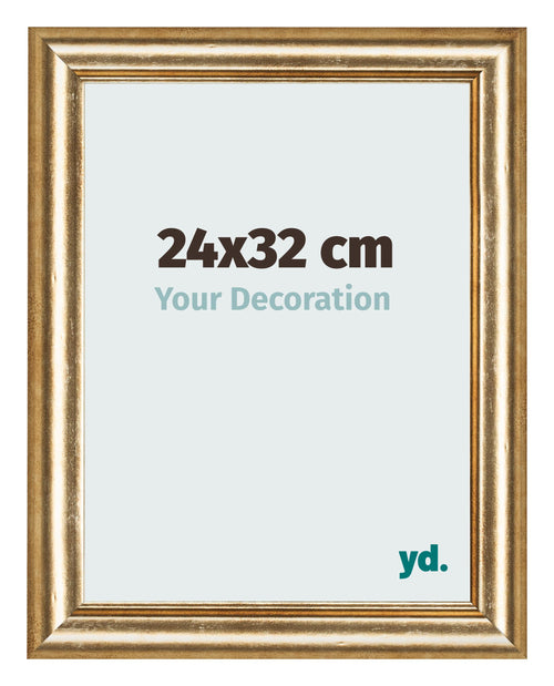 Fotokader 24x32cm Goud Antiek MDF Lazio Voorzijde Maat | Yourdecoration.be
