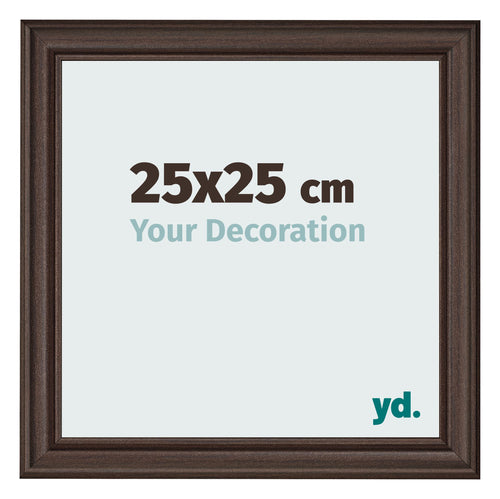 Fotokader 25x25cm Eiken Donker MDF Lazio Voorzijde Maat | Yourdecoration.be